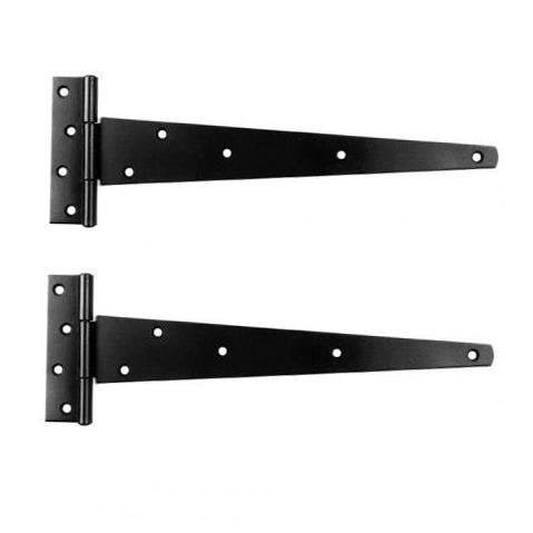 16'' Tee Hinges Black Plastic Header 5232 TH16 (Parcel Rate)
