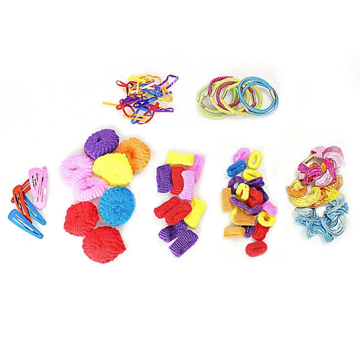 Women's Accessories Coloured Hair Elastics Assorted 2912 (Large Letter Rate)