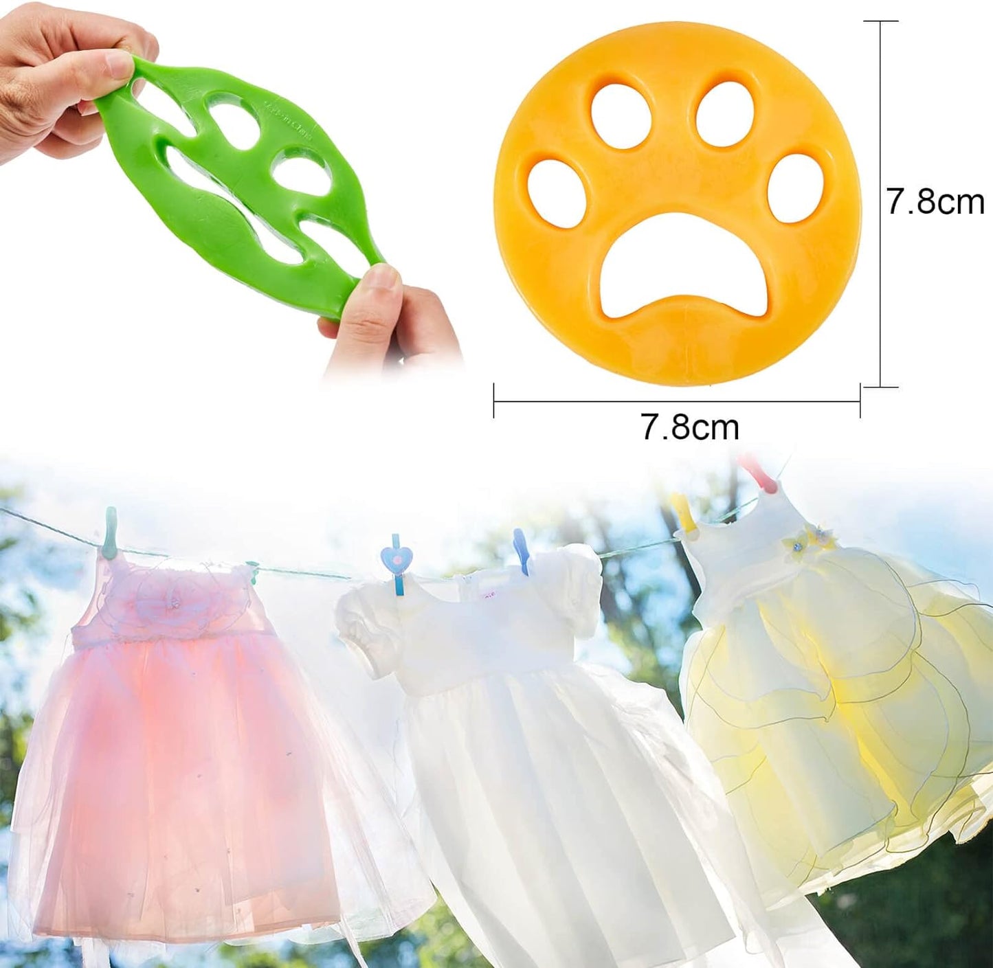 8PCS Lint Pet Hair Remover Laundry Hair Catcher Lint Remover For Washing Machine Reuseable Lint Remover Pet Hair Remover Multifunctional - Keep Your Laundry And Bedding Clean!