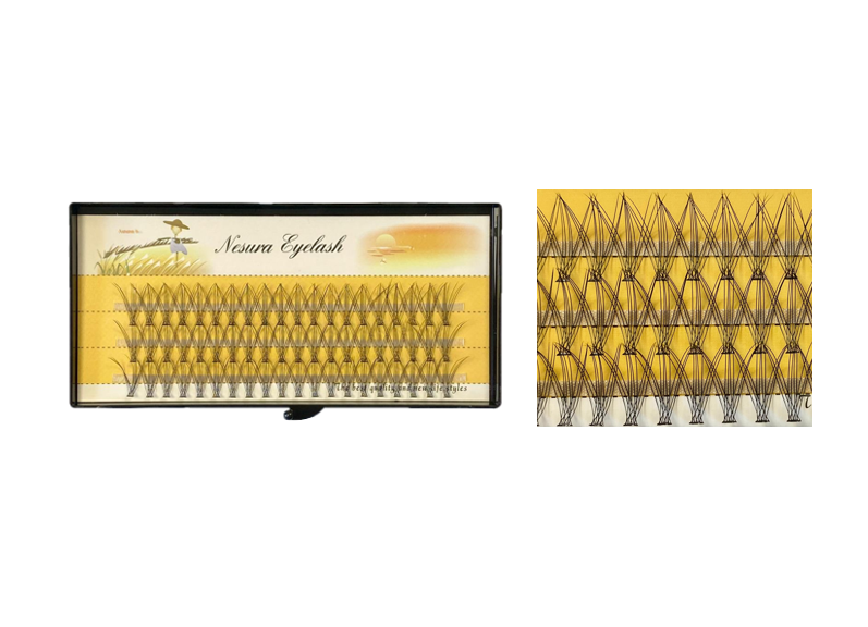 Nesura Fake False Individual 0.07 C Curl Cluster Eyelash Pieces 14mm 7924 (Large Letter Rate)