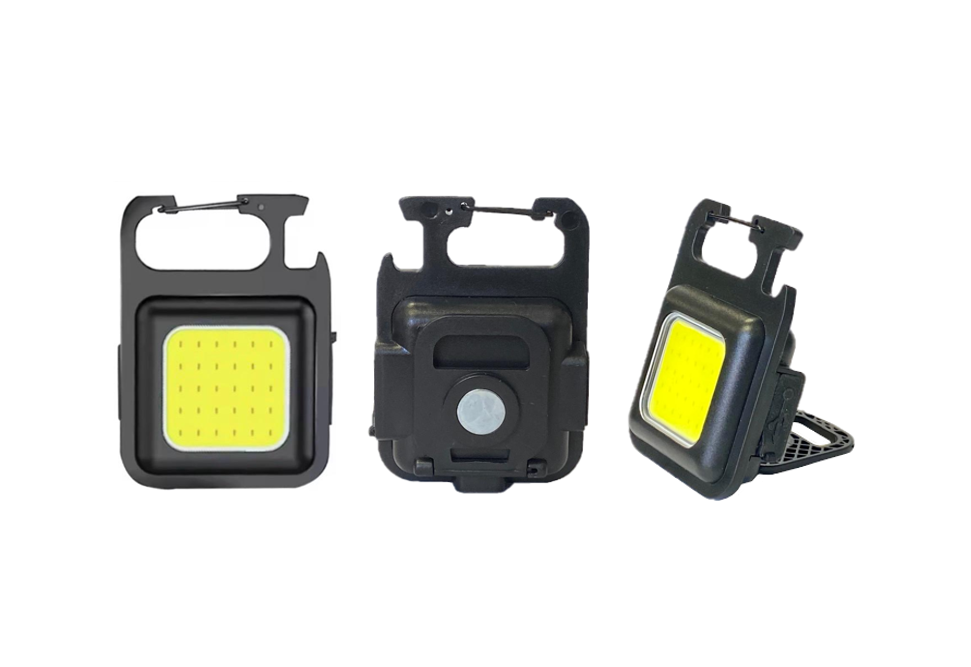 Mini Magnetic Backpack Clip Keyring Mountaineering Hiking Camping Flash Light 4.5 x 6cm 8047 (Parcel Rate)