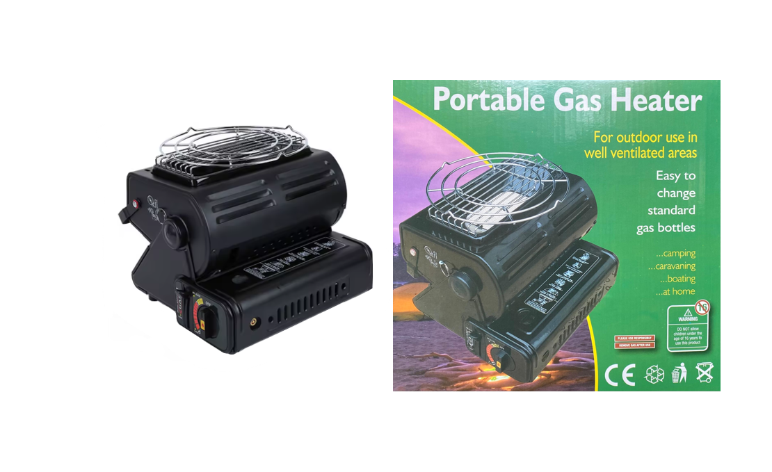 Parkland Outdoor Camping Gas Heater BDZ193 (Parcel Rate)