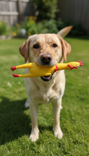 Pet Dog Toy Squeaky Chicken 25 cm 312456 A (Parcel Rate)