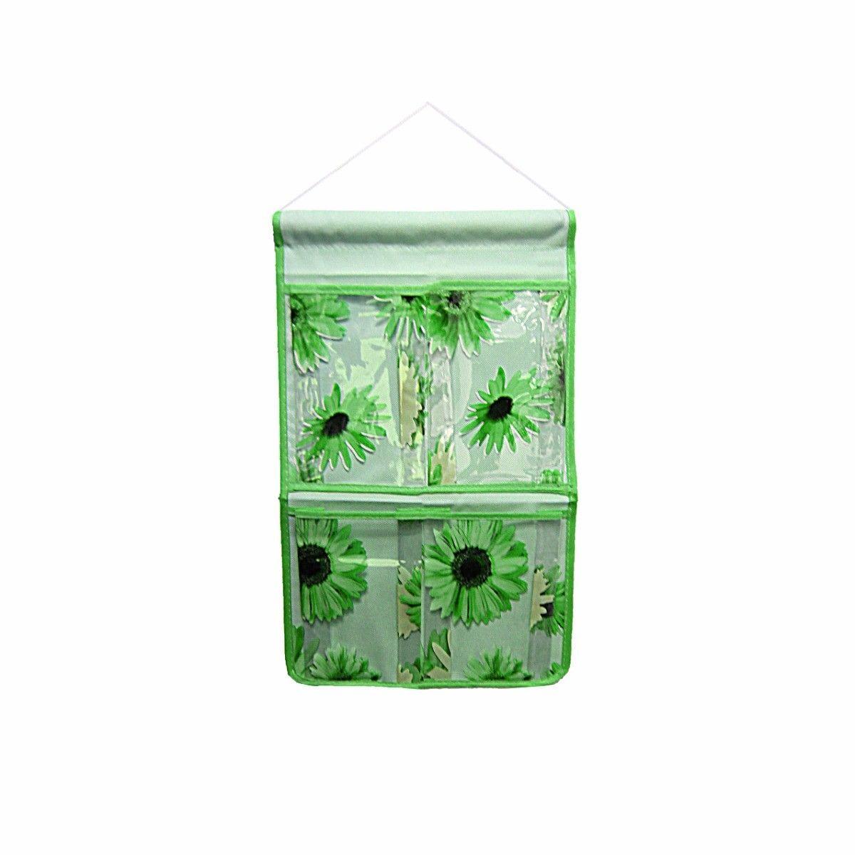 Wall Hanging Storage Bag Plastic Bathroom Makeup Cosmetic Organiser 42cm x 25cm Beauty 4792 (Parcel Rate)