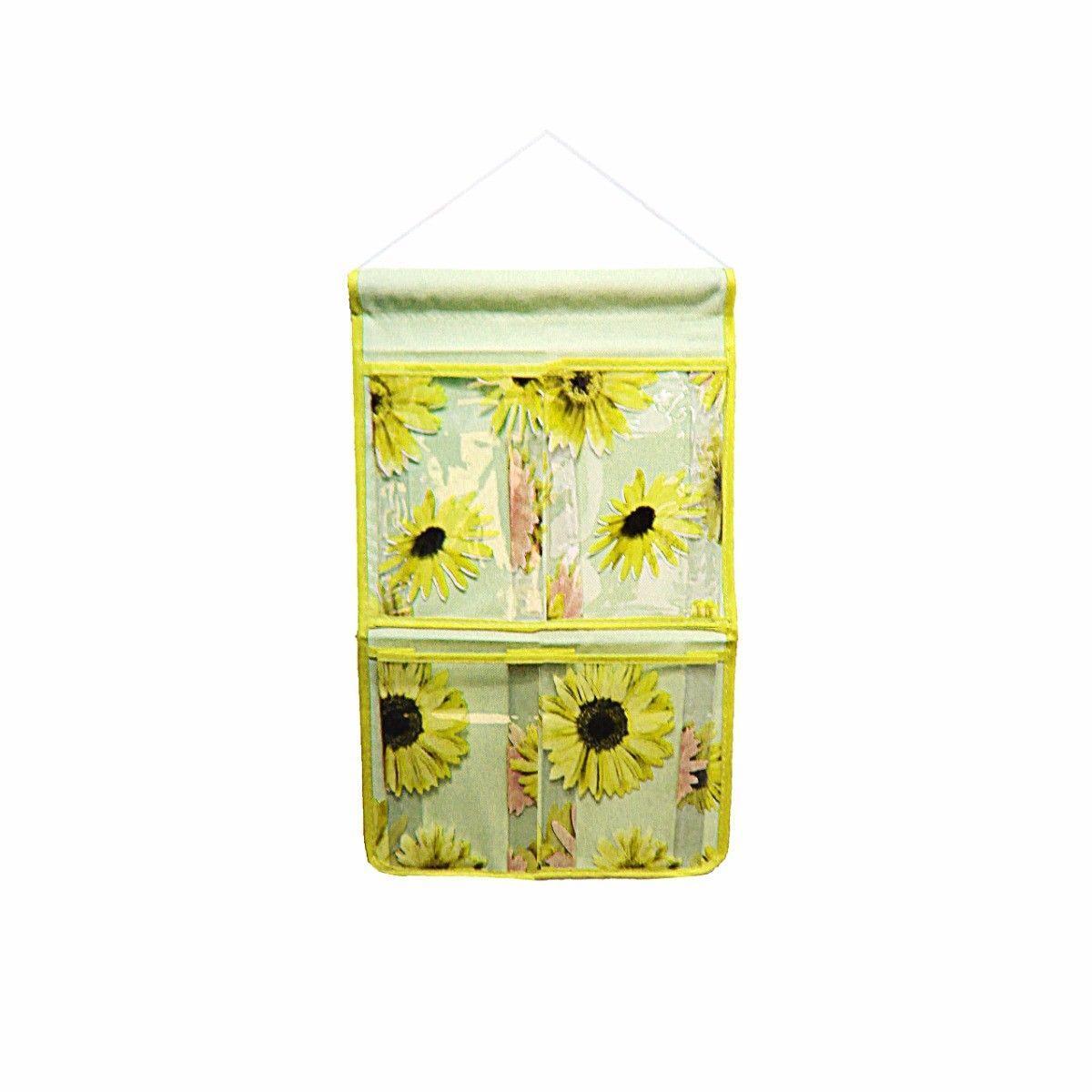 Wall Hanging Storage Bag Plastic Bathroom Makeup Cosmetic Organiser 42cm x 25cm Beauty 4792 (Parcel Rate)