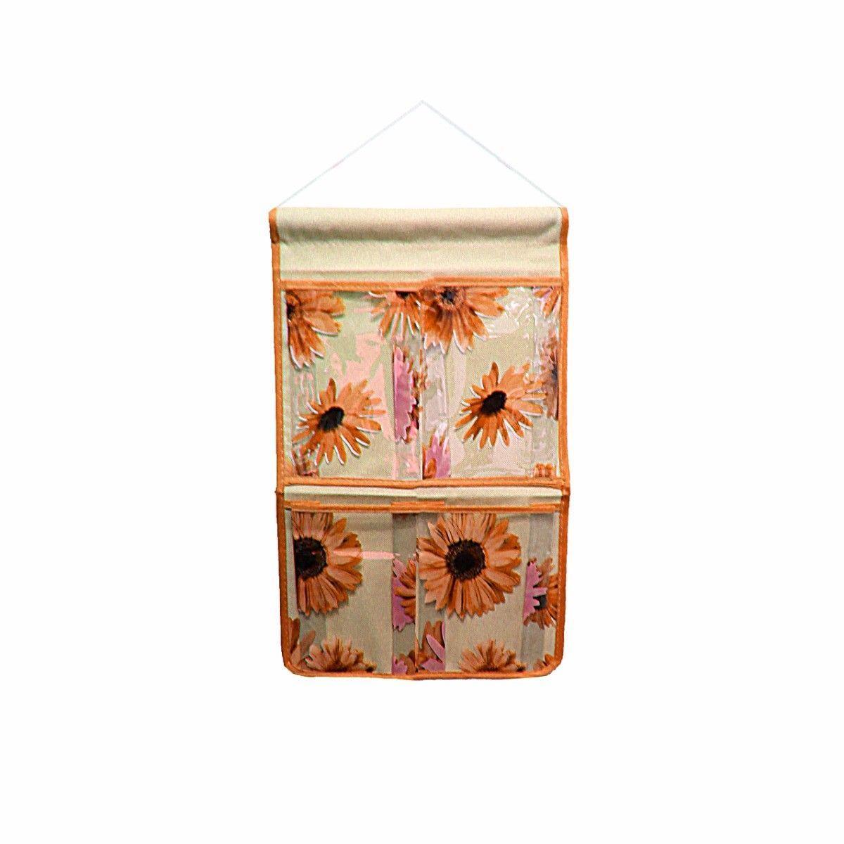 Wall Hanging Storage Bag Plastic Bathroom Makeup Cosmetic Organiser 42cm x 25cm Beauty 4792 (Parcel Rate)