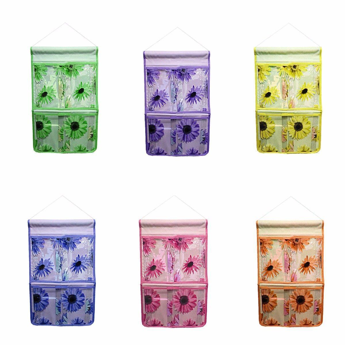 Wall Hanging Storage Bag Plastic Bathroom Makeup Cosmetic Organiser 42cm x 25cm Beauty 4792 (Parcel Rate)