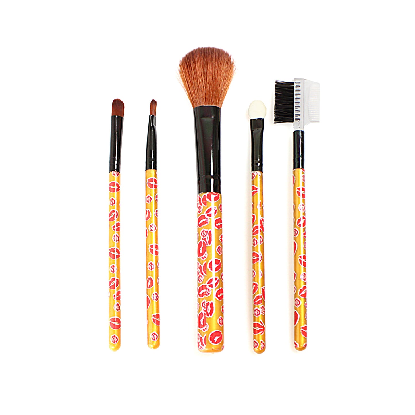 Makeup Cosmetic Brush Set of 5 Assorted Designs 2236 (Large Letter Rate)
