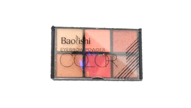 Baolishi Eyebrow Powder / Eyeshadow Palette 7 x 5 cm Assorted Colours Box of 24 89304 (Parcel Rate)