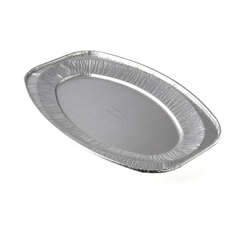 14" Disposable Aluminium Foil Oval Platter Pack of 3 MX9030 / MX6028 (Parcel Rate)
