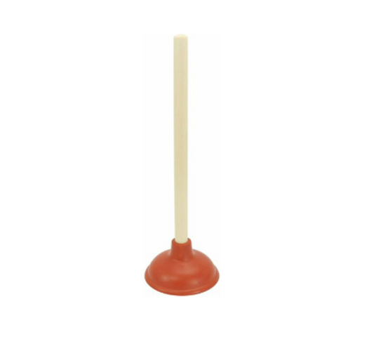 Durane Wooden Handle Toilet Plunger 40 cm 3017 (Parcel Rate)