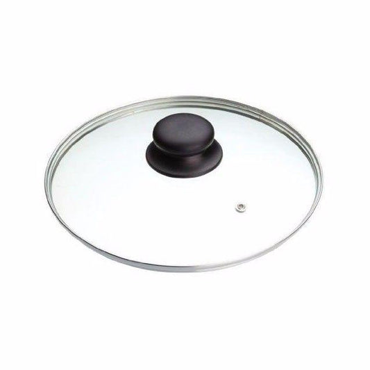 14cm Clear Glass Replacement Pan Lid with Knob 0781 A (Parcel Plus Rate)