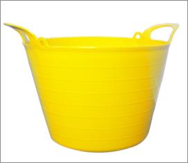 Large Flexi Tub DIY Storage Bucket 42L Assorted Colours LL5142 / 786076 (Big Parcel Rate)