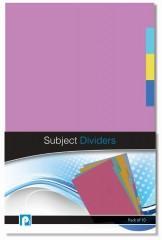 Paper File Subject Dividers Pack of 10 Sheets P2090 (Large Letter Rate)
