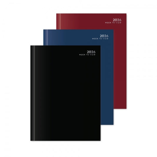 A4 Classic Diary 2026 Assorted Colours P2510 (Large Letter Rate)