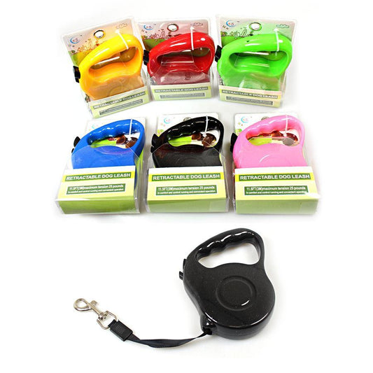 Retractable Dog Leash Lead 3m Assorted Colours 2022 (Parcel Rate)