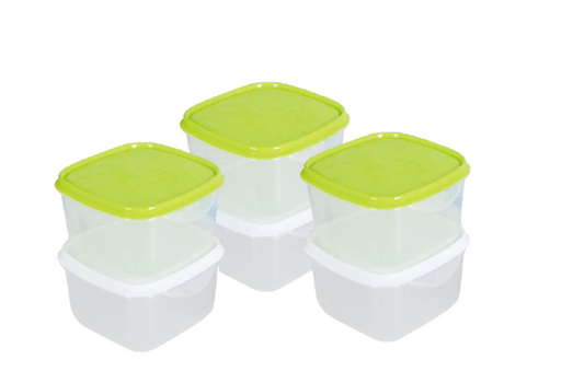 Copy of Mini Storage Containers Square 80ml Pack of 6 6828 (Parcel Rate)
