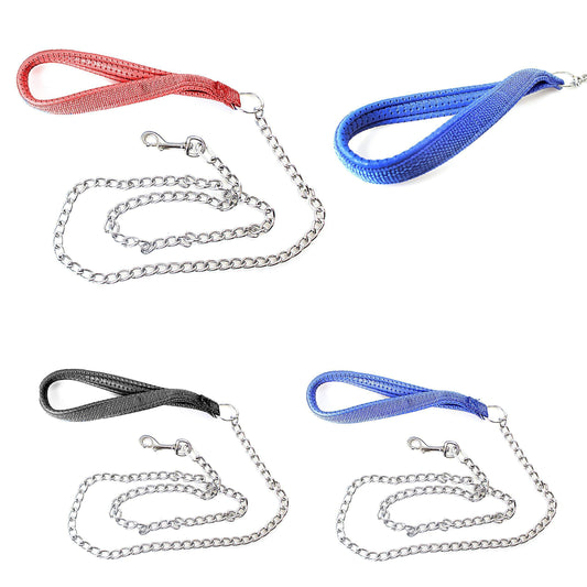 Heavy Duty Metal Dog Strap Chain Lead 97 cm Assorted Colours 3033 A  (Large Letter Rate)